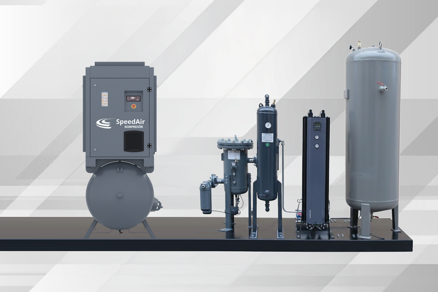 Laser Cutting Screw Compressor