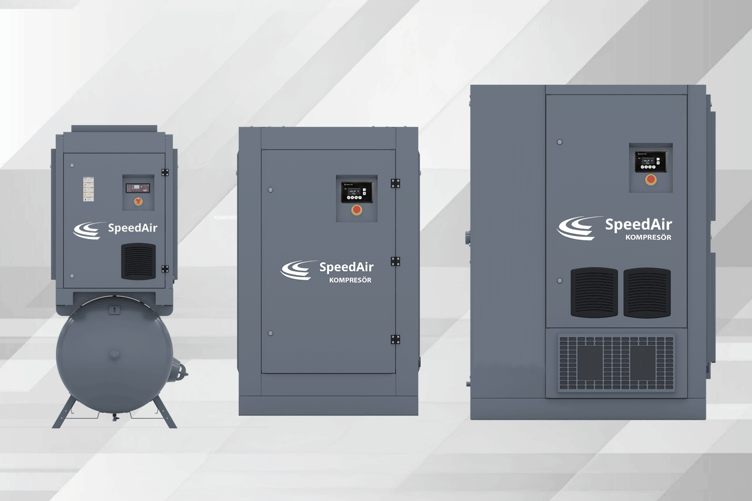 Vidalı Kompresör 7.5 Kw - 250 kw /  8 Bar - 10 bar - 13 Bar - 16 bar